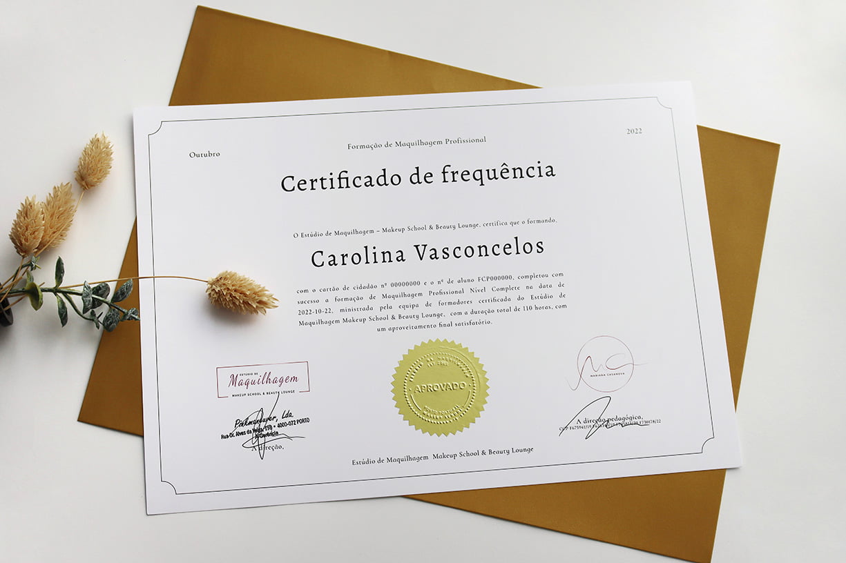 estudio de maquilhagem produtos certificado