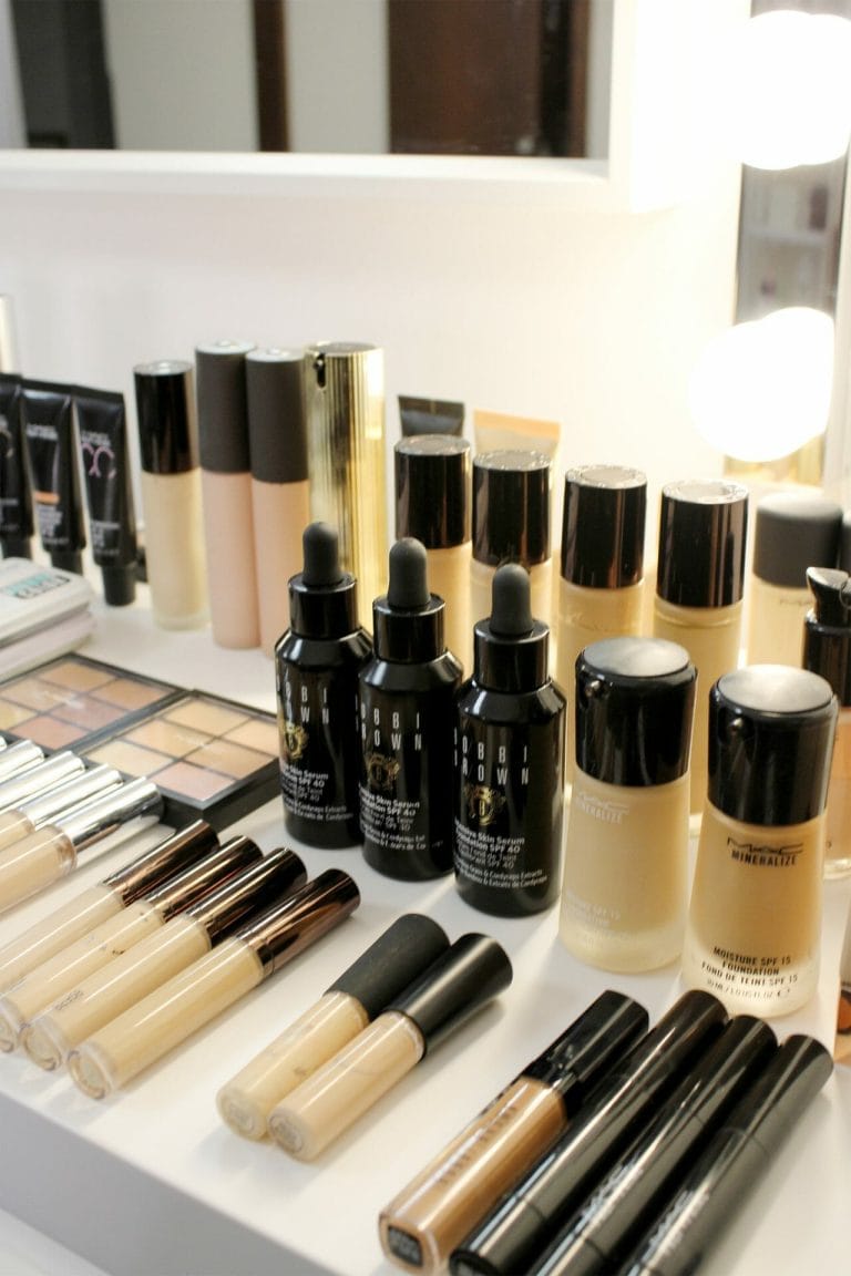 Material usado no Estúdio de Maquilhagem©